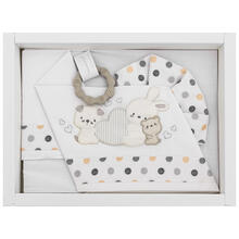 LENZUOLINO NEONATO CULLA 3 PEZZI + MASSAGGIAGENGIVE 