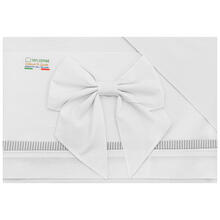 LENZUOLINO NEONATO CULLA CON FIOCCO 