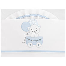 LENZUOLO 3 PZ CULLA RICAMATO 