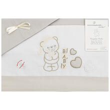 LENZUOLO 3 PZ CULLA RICAMATO 