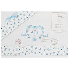 LENZUOLO 3 PZ CULLA RICAMATO 