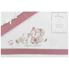 LENZUOLO 3 PZ CULLA RICAMATO 