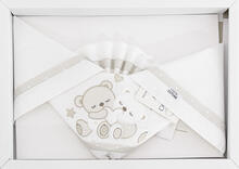 LENZUOLO 3 PZ CULLA RICAMATO 