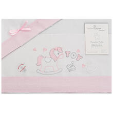 LENZUOLO 3 PZ CULLA RICAMATO 