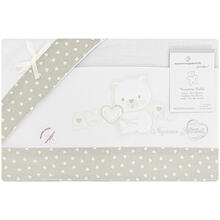 LENZUOLO 3 PZ CULLA RICAMATO 