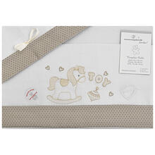 LENZUOLO 3 PZ CULLA RICAMATO 