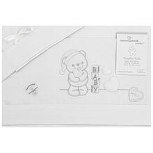 LENZUOLO 3 PZ CULLA RICAMATO 