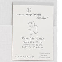 LENZUOLO 3 PZ CULLA RICAMATO 