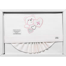 LENZUOLO 3 PZ LETTINO 120X180 RICAMATO COTONE 