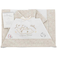 LENZUOLO 3 PZ LETTINO RICAMATO 