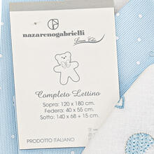 LENZUOLO 3 PZ LETTINO RICAMATO 