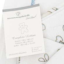 LENZUOLO NEONATO FLANELLA LETTINO CM 120X180 