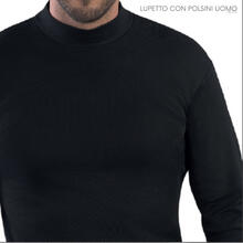 LUPETTO UOMO IN COTONE FELPATO 