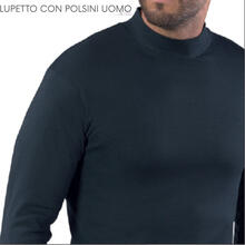 LUPETTO UOMO IN COTONE FELPATO 