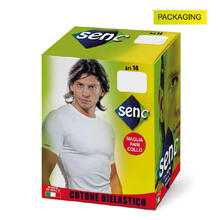 MAGLIA UOMO GIROCOLLO ELASTICIZZATA MANICA LUNGA 