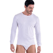MAGLIA UOMO MANICA LUNGA COTONE INTERLOCK 