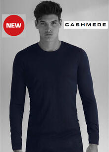 MAGLIA UOMO SOTTOGIACCA CASHMERE TINTA UNITA 