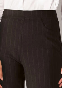 PANTALONE DONNA NEW LOOK GESSATO VITA ALTA 