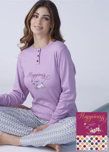 PIGIAMA DONNA INTERLOCK 