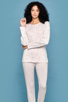 PIGIAMA DONNA INTERLOCK SENZA POLSINO 