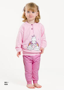 PIGIAMA NEONATA CALDO COTONE 