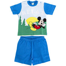 PIGIAMA NEONATO COTONE MANICA CORTA MICKEY 