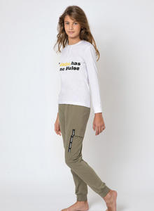 PIGIAMA RAGAZZA COTONE LUNGO 