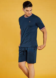 PIGIAMA UOMO GIROCOLLO MEZZA MANICA PANTALONCINO 