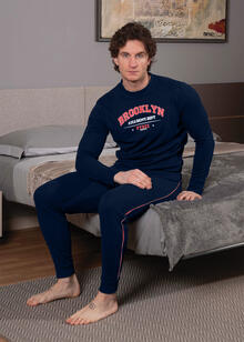 PIGIAMA UOMO INTERLOCK 