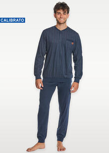 PIGIAMA UOMO LUNGO JERSEY CALIBRATO 