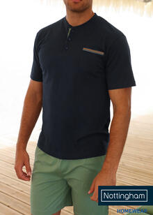 PIGIAMA UOMO MEZZA MANICA PANTALONCINO 