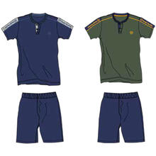 PIGIAMA UOMO MEZZA MANICA PANTALONCINO 