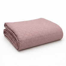 QUILT 2 PIAZZE VELOUR TRAPUNTATO A ROMBI CM 260X260 