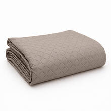 QUILT 2 PIAZZE VELOUR TRAPUNTATO A ROMBI CM 260X260 