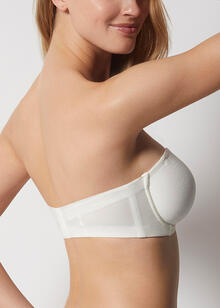 REGGISENO A FASCIA SFODERATO IN COPPA C CON MOTIVO 