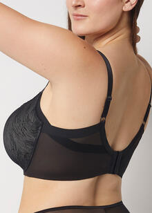 REGGISENO IN PIZZO CON CUCITURE LASER 