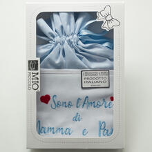 SACCHETTO NASCITA AMORE DI MAMMA E PAPA' 