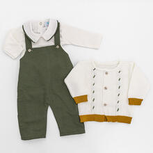 SALOPETTE 3 PEZZI IN MISTO LANA 