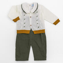 SALOPETTE 3 PEZZI IN MISTO LANA 