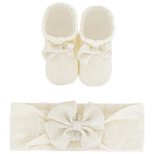 SCARPETTA + FASCETTA NEONATA 