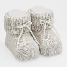 SCARPINA IN LANA VERGINE PRIMA NASCITA 