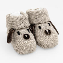 SCARPINA NEONATO MISTO LANA 