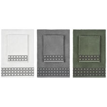 SET 3 ASCIUGAMANI +3 OSPITI VISO CM 60X110 OSPITE CM60X40 