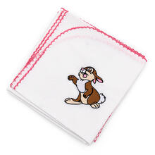 SET 3 QUADRATI DI MUSSOLA IN PERCALLE 100% COTONE 