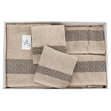 SET 5 PEZZI SPUGNA CON 1 TELO + 2 ASCIUGAMANI + 2 OSPITI 