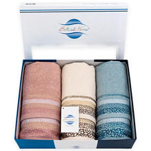 SET 6 ASCIUGAMANI 3+3 IN SPUGNA DI COTONE 420 GRAMMI MQ 