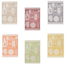 SET 6 STROFINACCI COTONE CON STAMPA DIGITALE 