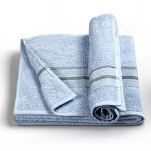 SET ASCIUGAMANI 1+1 VISO CM 55X100 E OSPITE 40X55 