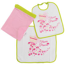 SET ASILO BAVETTA+TOVAGLIETTA+ SACCHETTO 