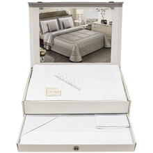 SET COPRILETTO 2 PIAZZE E COMPLETO LETTO 2PIAZZE COTONE 